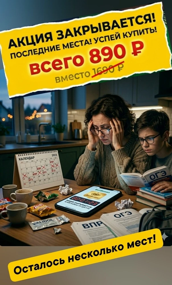 ВРЕМЯ ПОЧТИ ИСТЕКЛО ‼