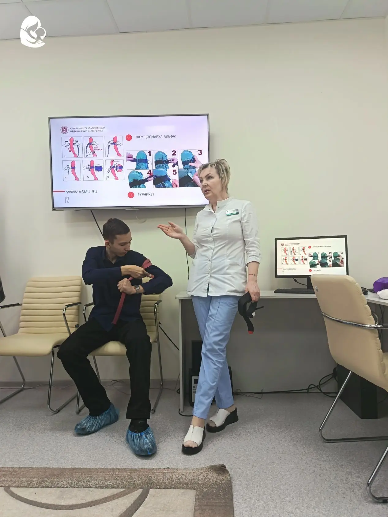 🧬Школьники краевой столицы знакомятся с медициной в Центре «ДАР»  В рамках проекта «Готов к санитарн
