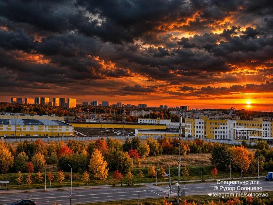 Вид на метродепо Солнцево