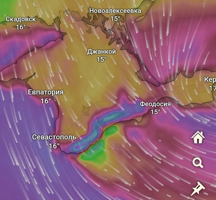 ❗️Конкретный шторм разыграется после 18:00. С каждым часом порывы ветра будут становить...