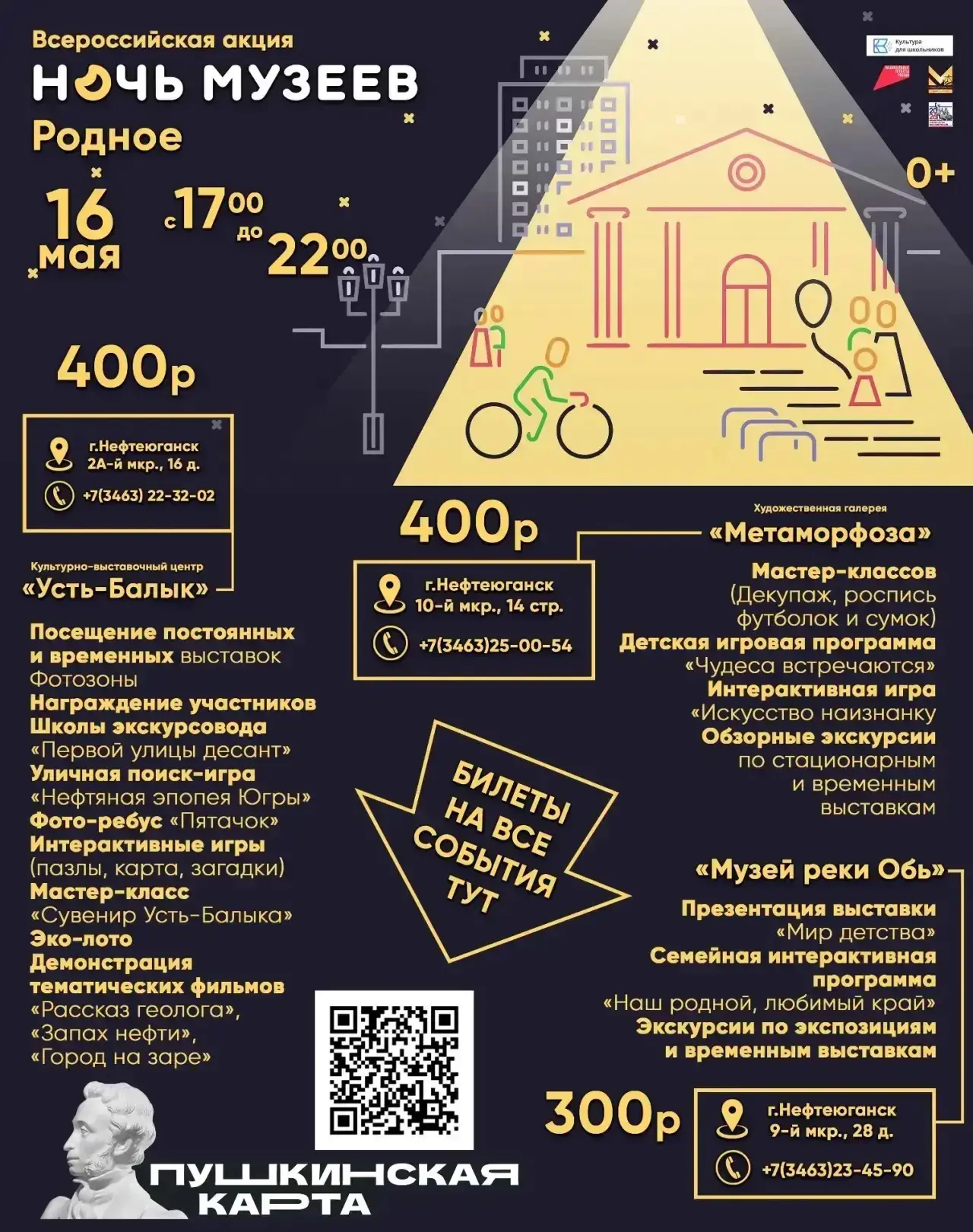 16 мая 2026 года в Нефтеюганске пройдет ежегодная Всероссийская акция «Ночь музеев». По...