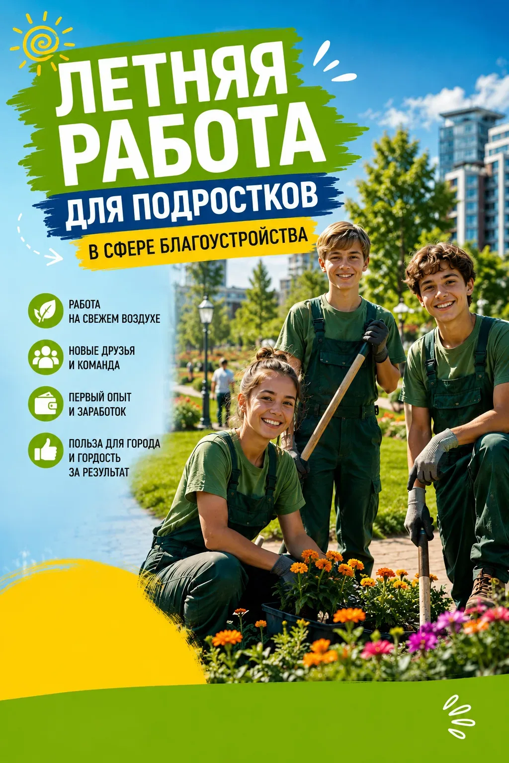 ☀️ Лето, каникулы, свобода… и немного работы