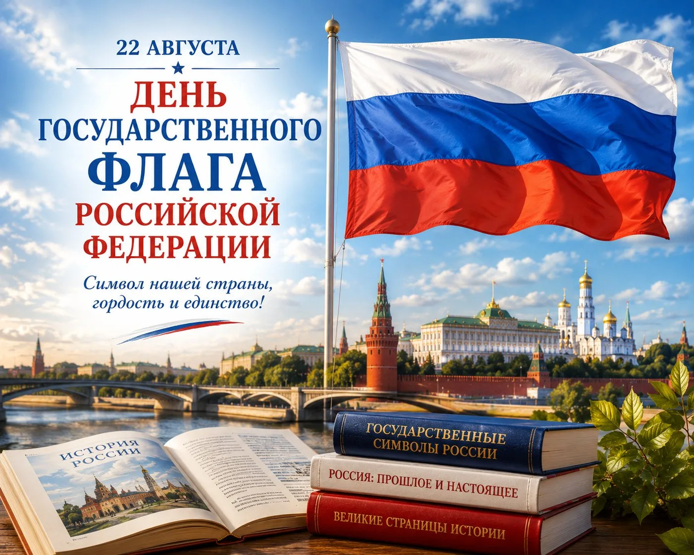 🇷🇺 22 августа — День Государственного флага Российской Федерации