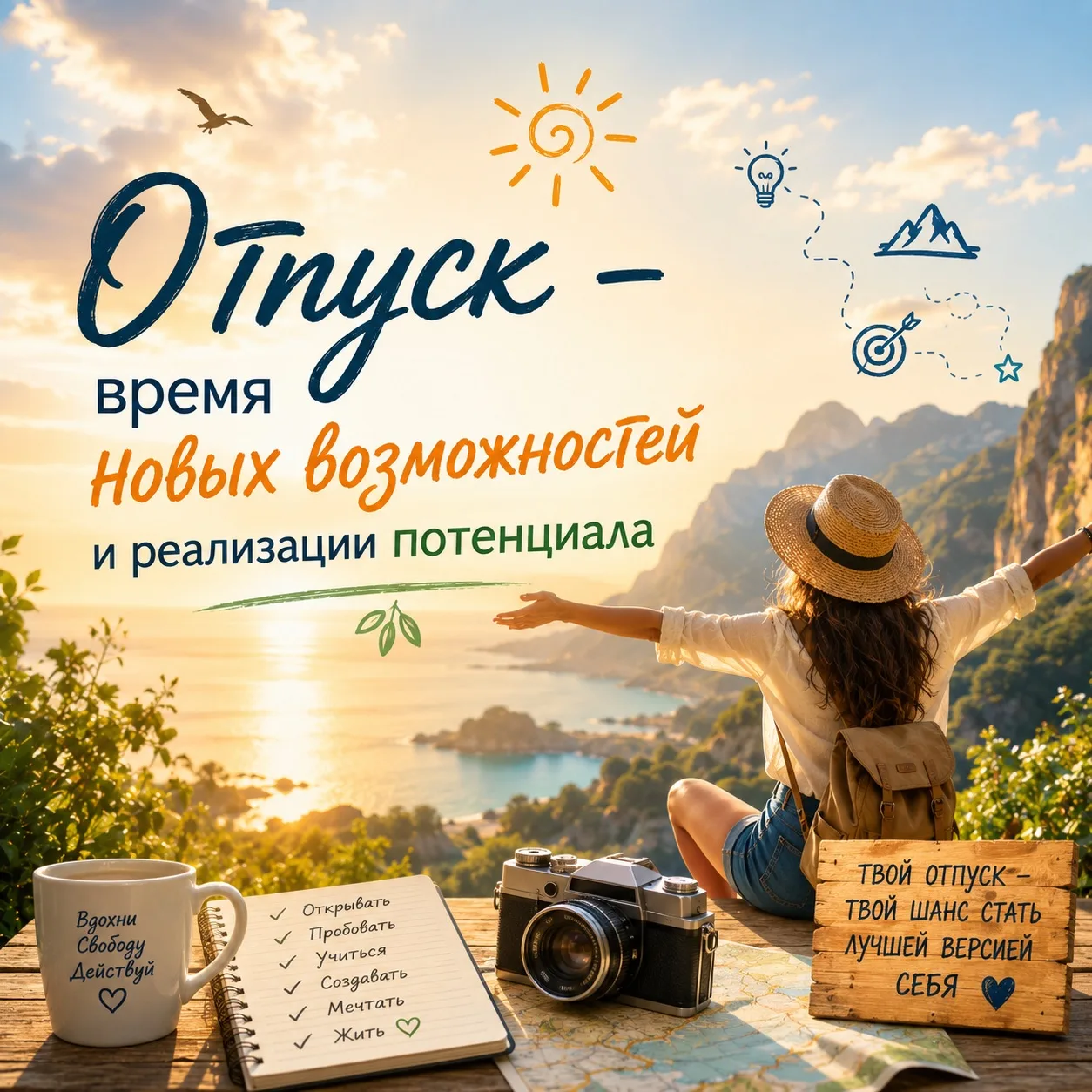 Друзья, благодарю, что делитесь своими планами на лето и отпуск. Спасибо за вашу вырази...