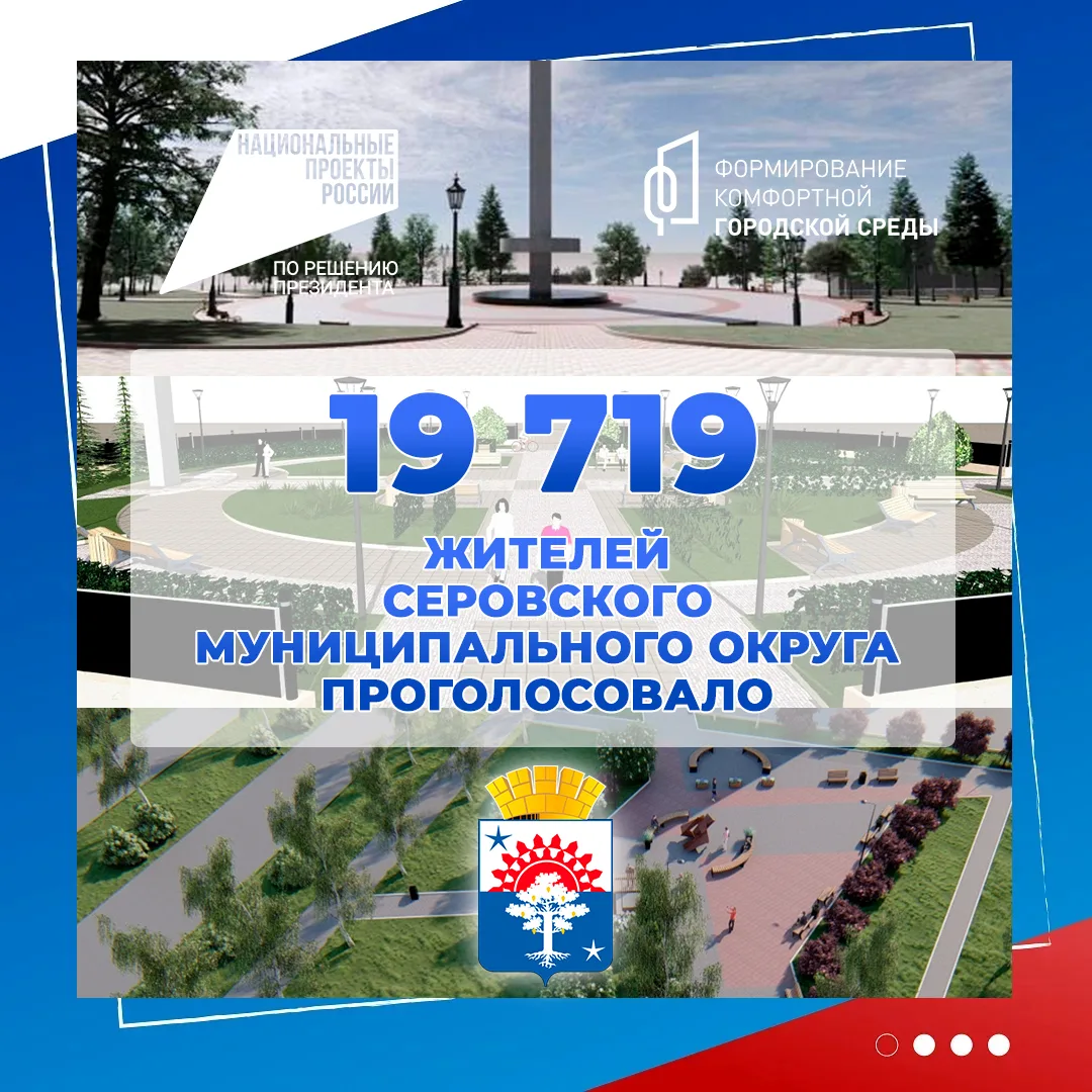 30 дней осталось до завершения голосования за объекты благоустройства. На сегодняшний д...