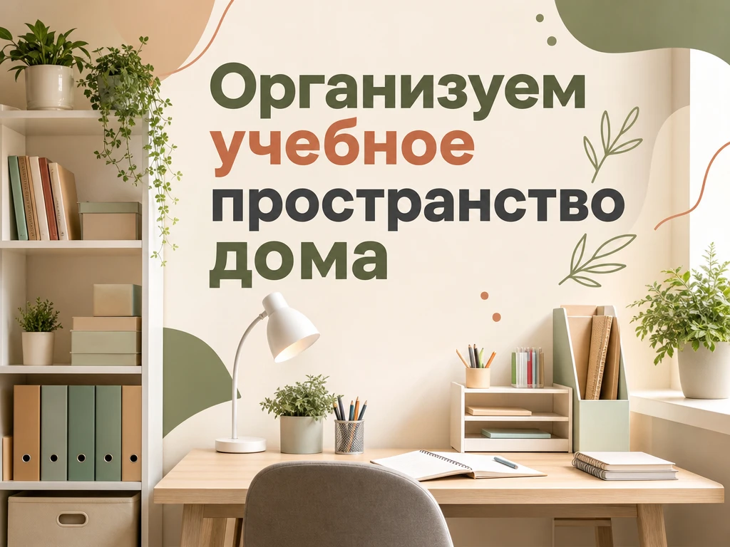 📚 Советы по организации учебного пространства дома