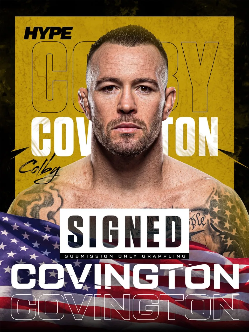 🔥 — Скандальный экс-боец UFC Колби Ковингтон подписал контракт с промоушеном Hype FC
