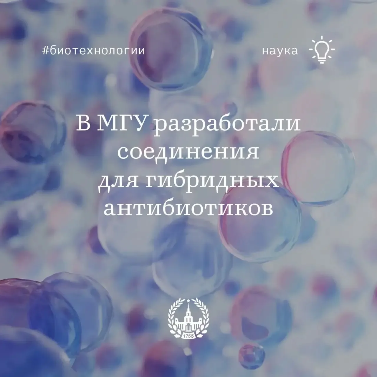 «Двойной удар» против супербактерий
#наука_мгу

Коллектив ученых МГУ разработал новый класс гибридны