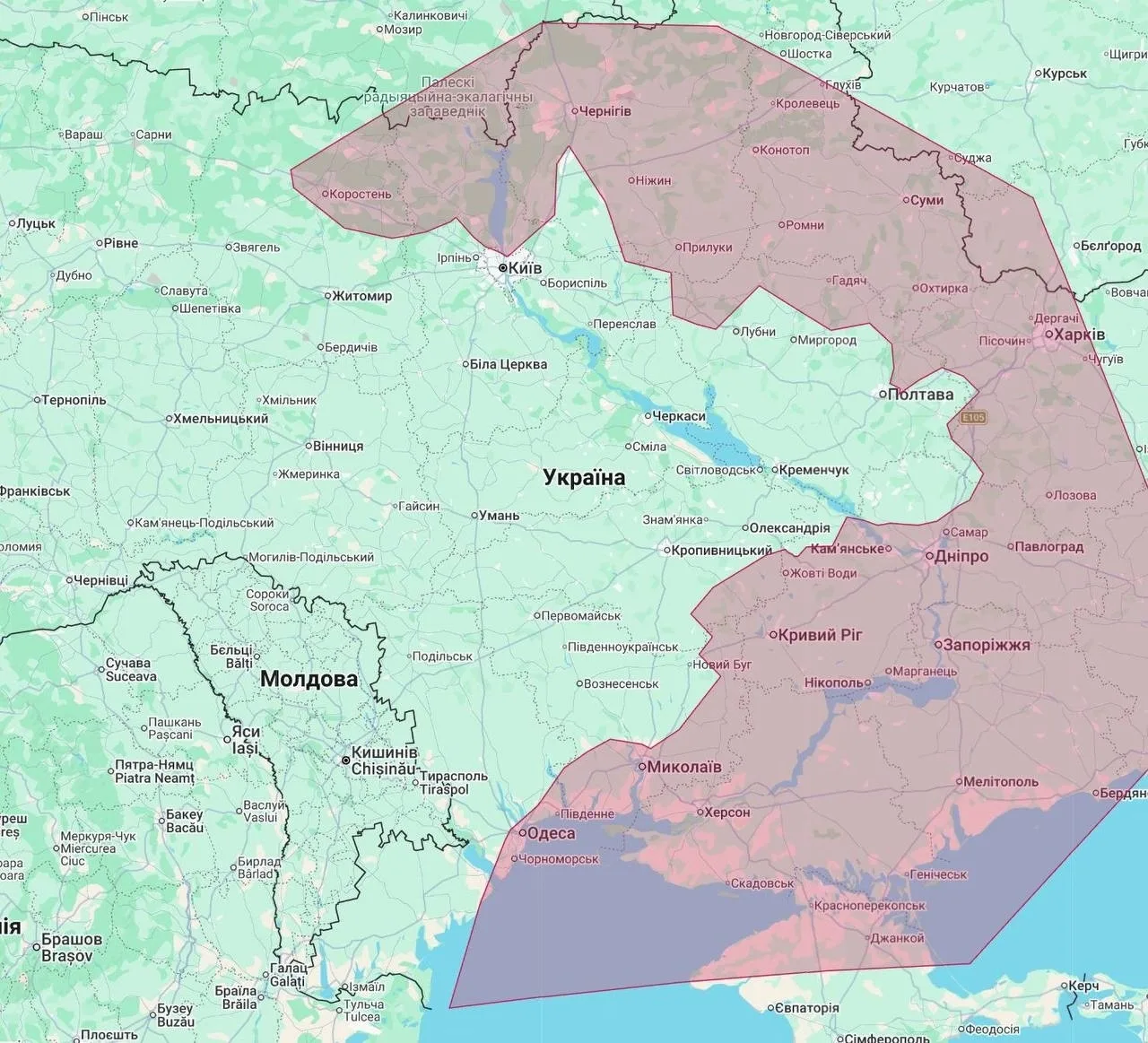 🚀 Украина готовится к возможным ударам «Гераней»: опубликована карта потенциальных зон...