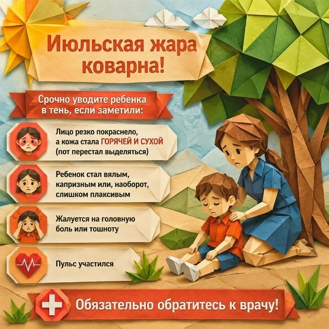 ☀Жара + дети = зона повышенного внимания