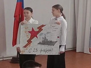 "Будущие защитники" - пятиклассники, в преддверии Дня защитника Отечества, рассказали о различных ро