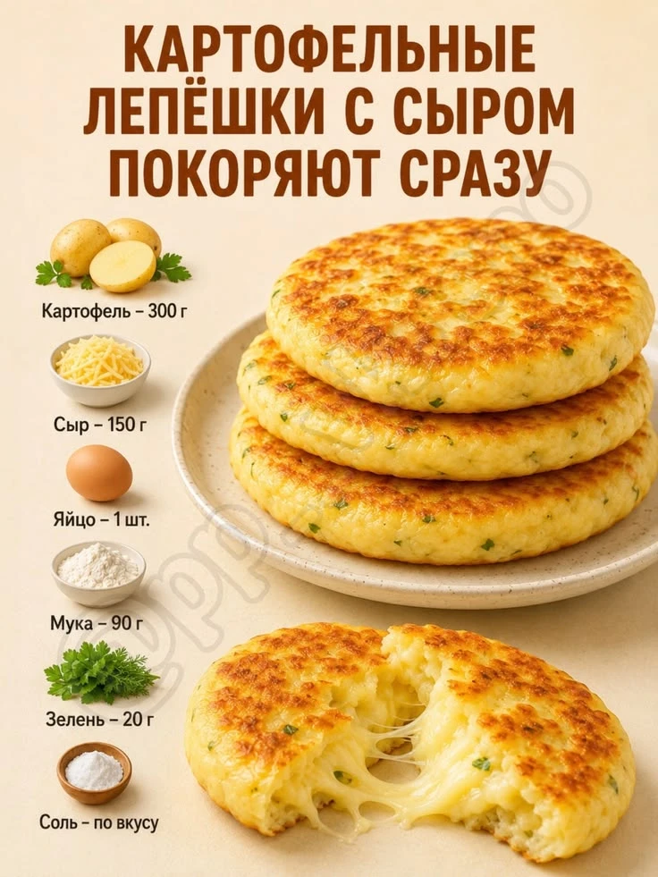 ◾картофельные лепёшки