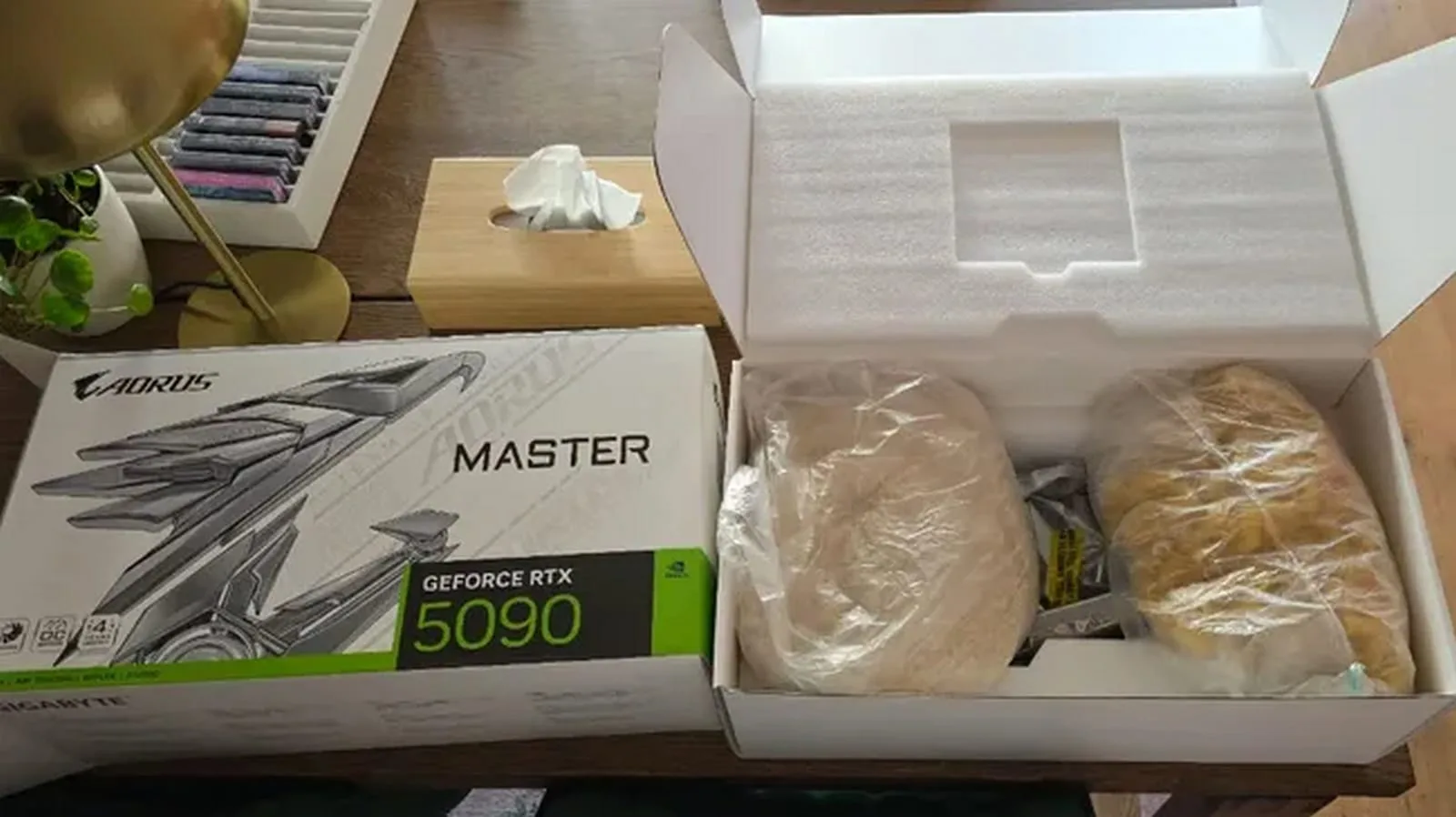 📦 Вместо RTX 5090 приехал набор продуктов и старая карта