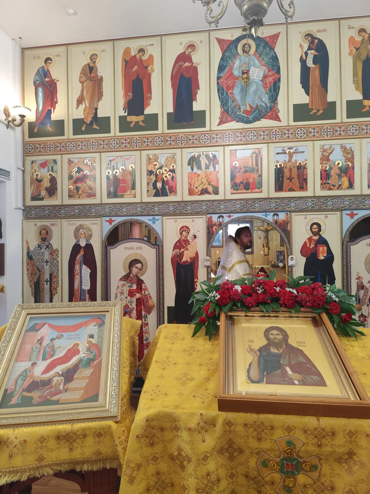 Божественная Литургия в день памяти Иоанна Предтечи, Крестителя и Праведника.