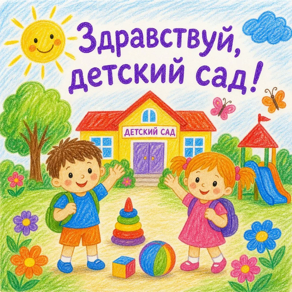 🍂 Здравствуй, детский сад! Начинаем новый учебный год!