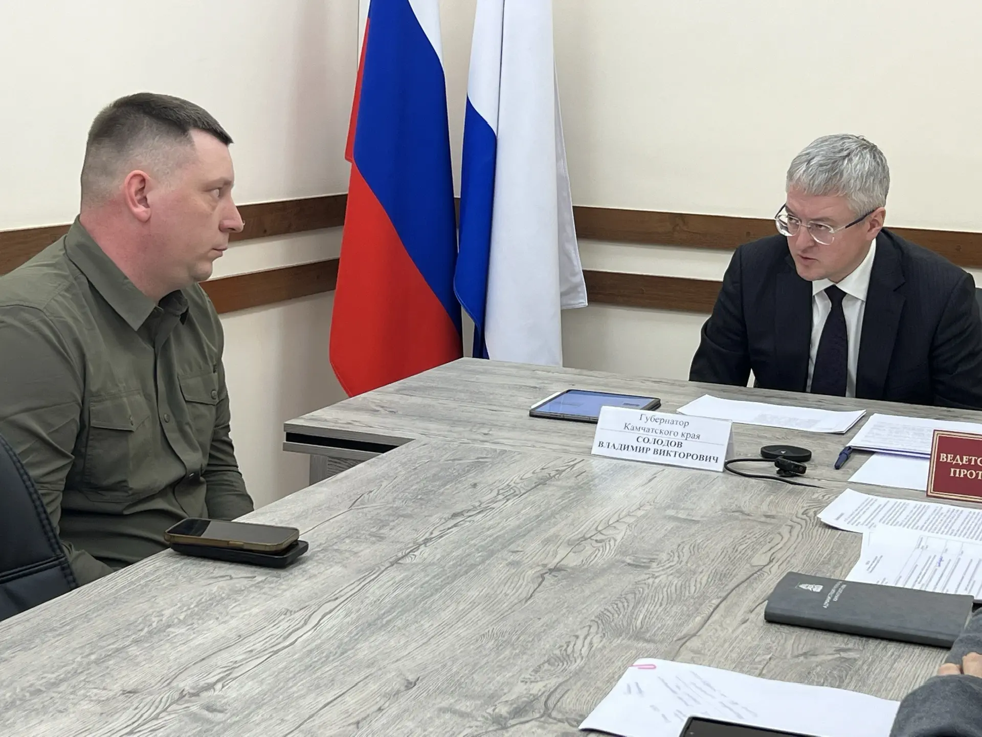 Сегодня на личном приеме познакомился с нашим замечательным земляком – настоящим героем, ветераном с