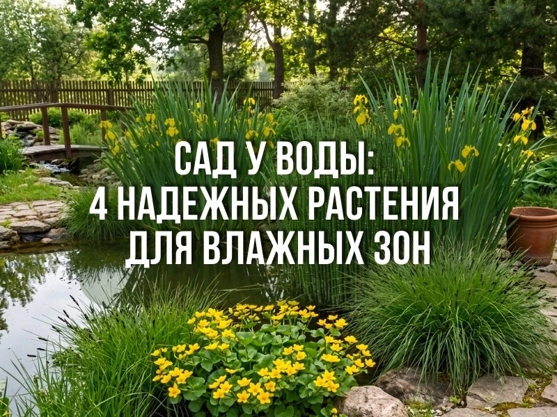 Сад у воды: растения для влажных зон🌿