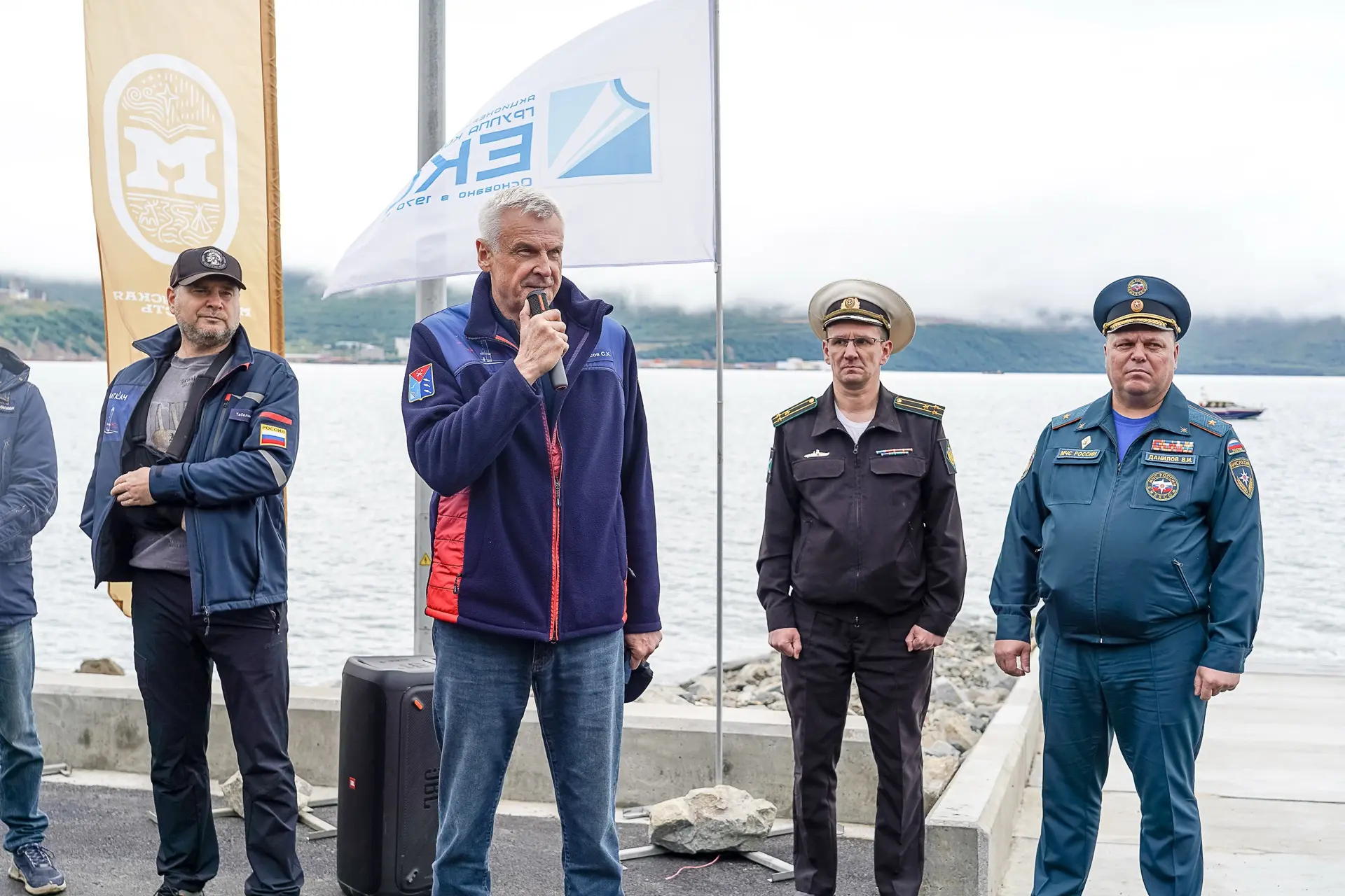 Сегодня запустили в эксплуатацию слип для лодок и маломерных судов. Это первый этап и н...