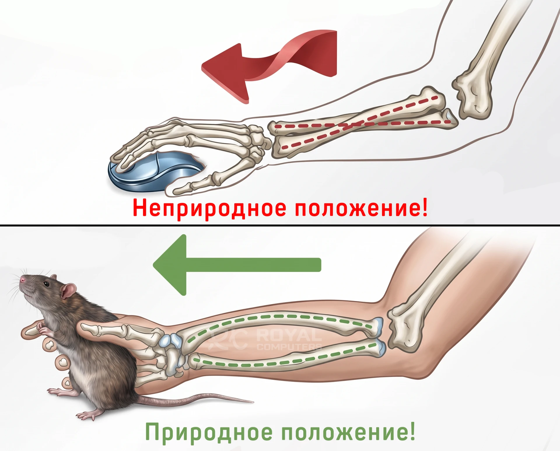 Орлы, остерегайтесь туннельного синдрома! 🐁