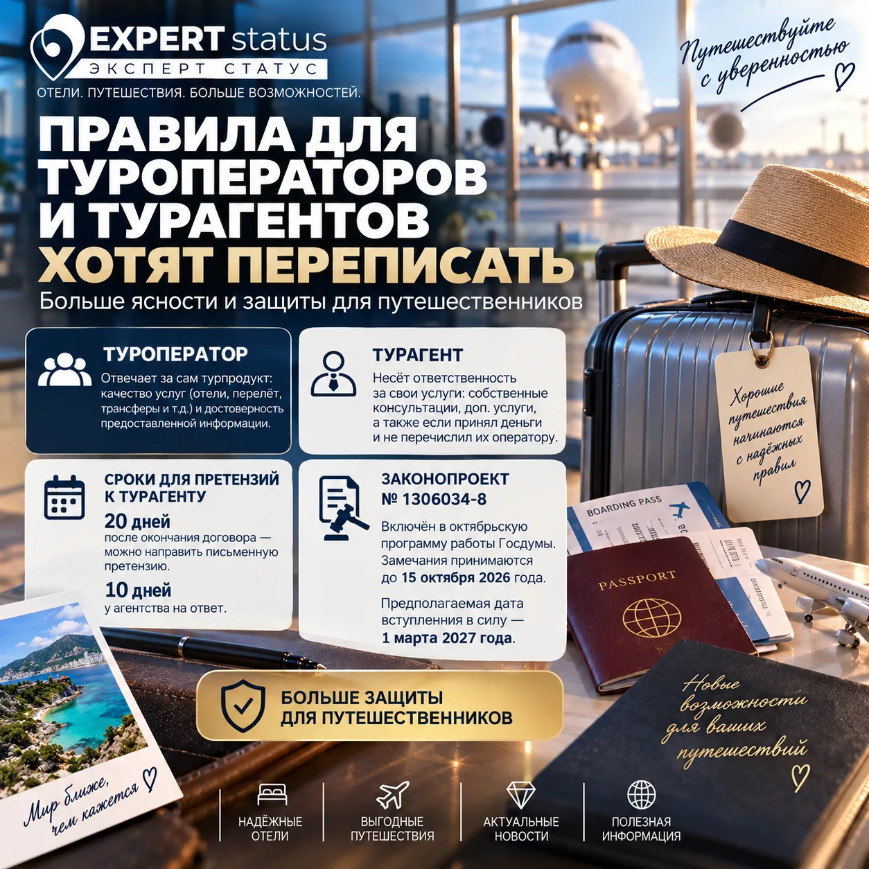 ⚖️ Кто заплатит туристу, если что-то пошло не так: правила для туроператоров и турагент...