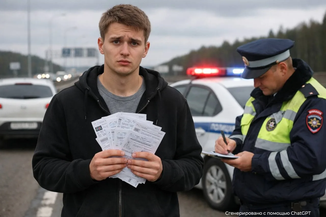 В Серпухове 20-летний водитель стал самым молодым должником по штрафам за превышение скорости 💸  Нар