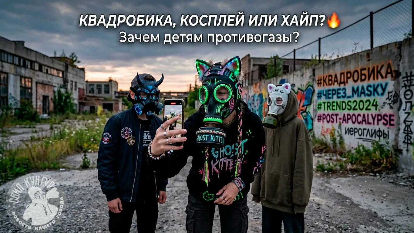 🎭 «Мам, пап, купи противогаз!» — новый вирусный тренд среди школьников