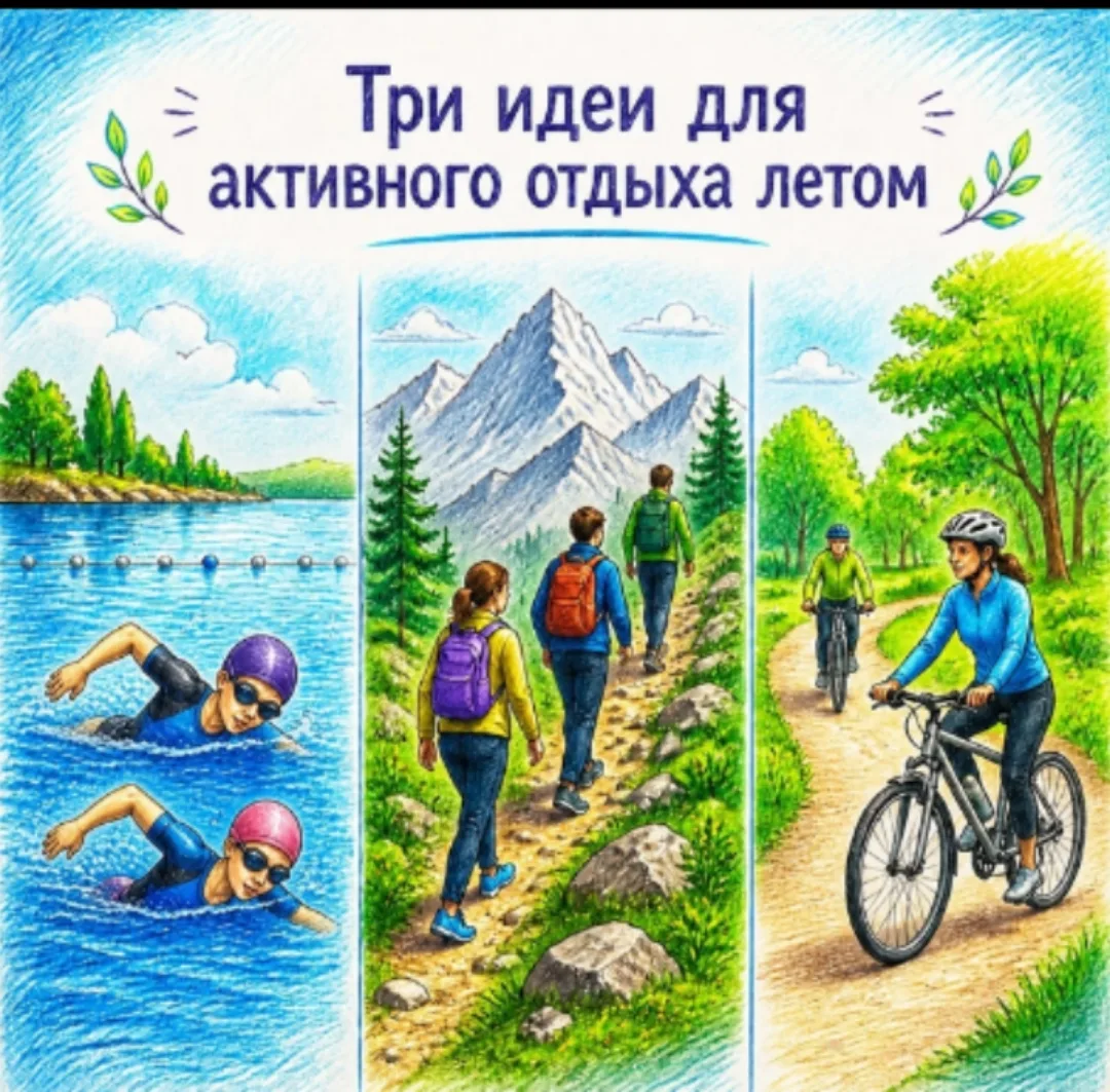 ️ Лето — отличное время, чтобы больше времени проводить на свежем воздухе и поддерживать физическую 