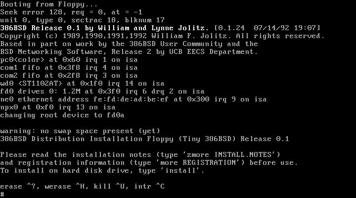 34 года назад появилась свободная Unix-подобная OC… и это не Linux.