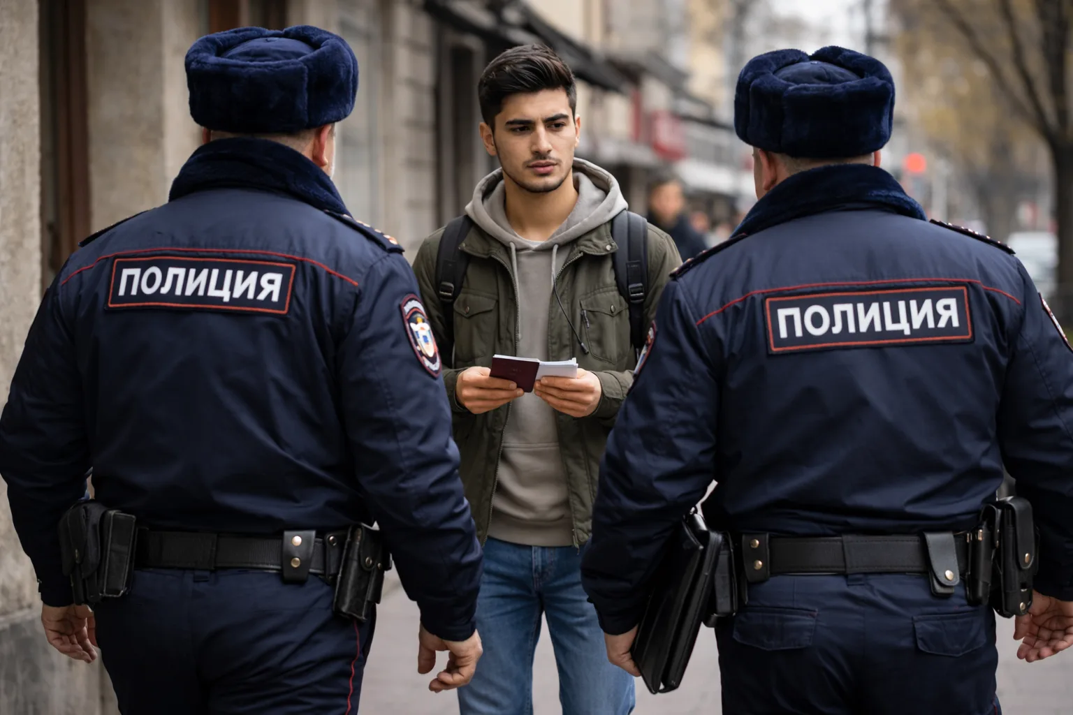 Migrant politsiyachini qamatdi  Moskvaning Xoroshyovo-Mnyovniki rayonidagi ikki patrul xodimi 2025-y