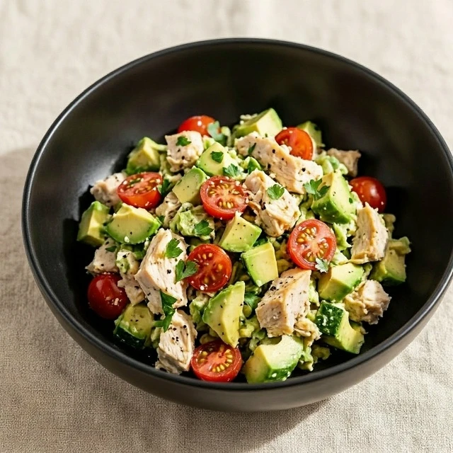😍 Лёгкий и сытный салат с курицей и авокадо