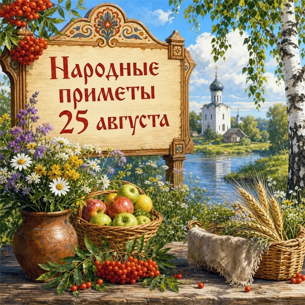 🌿 Народные приметы 25 августа 🌿