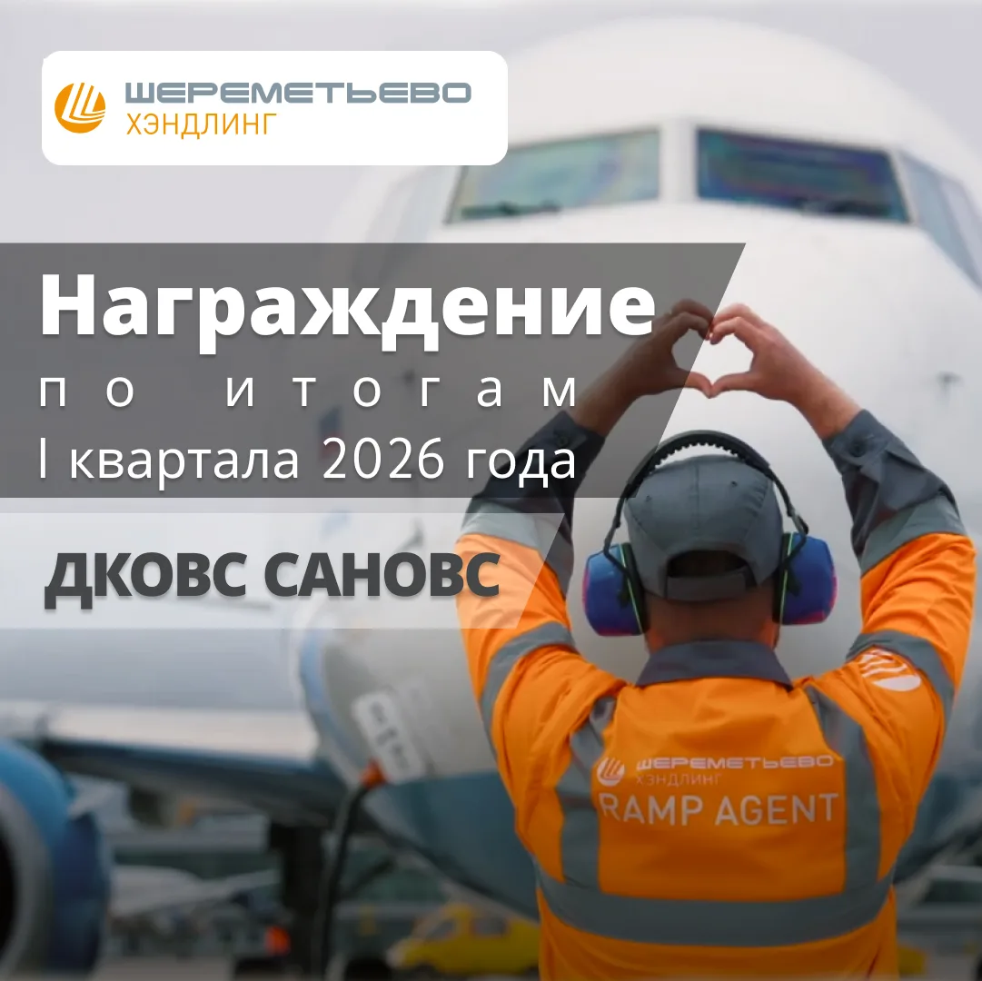 Служба агентов наземного обслуживания воздушных судов ООО "Шереметьево Хэндлинг" подвел...