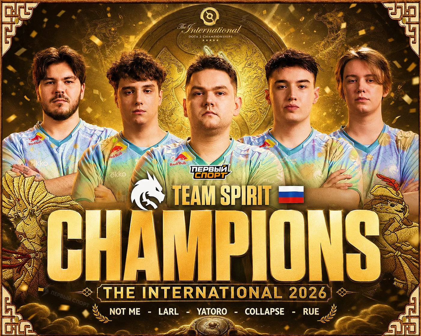 ⚡️ Российская Team Spirit – чемпионы мира по Dota 2: команда с четырьмя россиянами и од...
