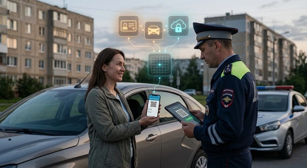 🚗 Права и СТС можно показать с телефона
