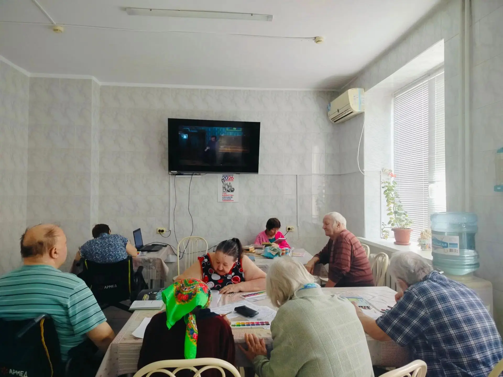 В стационарном отделении для граждан пожилого возраста и инвалидов ГКУ «РКЦСОН» МТ и СЗ...