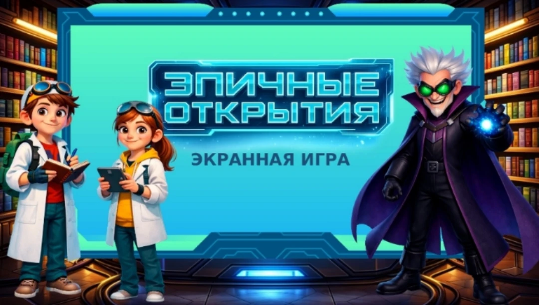 🎓ЭКРАННАЯ ИГРА, ПОСВЯЩЕННАЯ ДНЮ НАУКИ💡🔬🧪⚗🔭