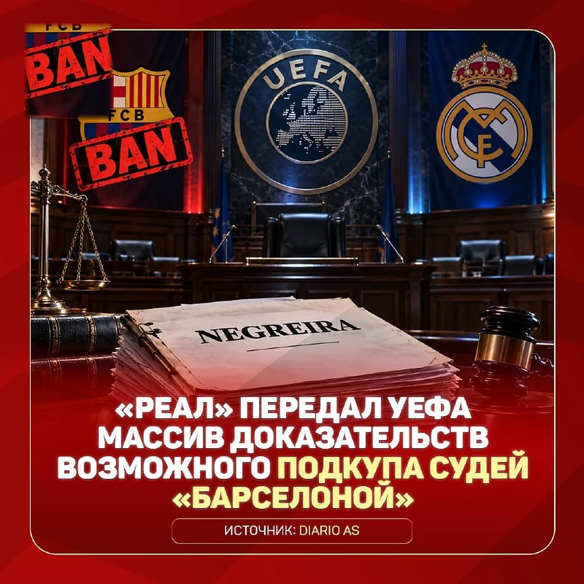«Барселоне» грозит бан в Лиге чемпионов из-за жалобы «Реала»
