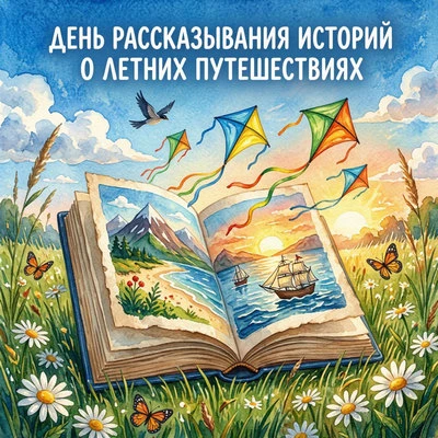 День рассказывания историй о летних путешествиях!