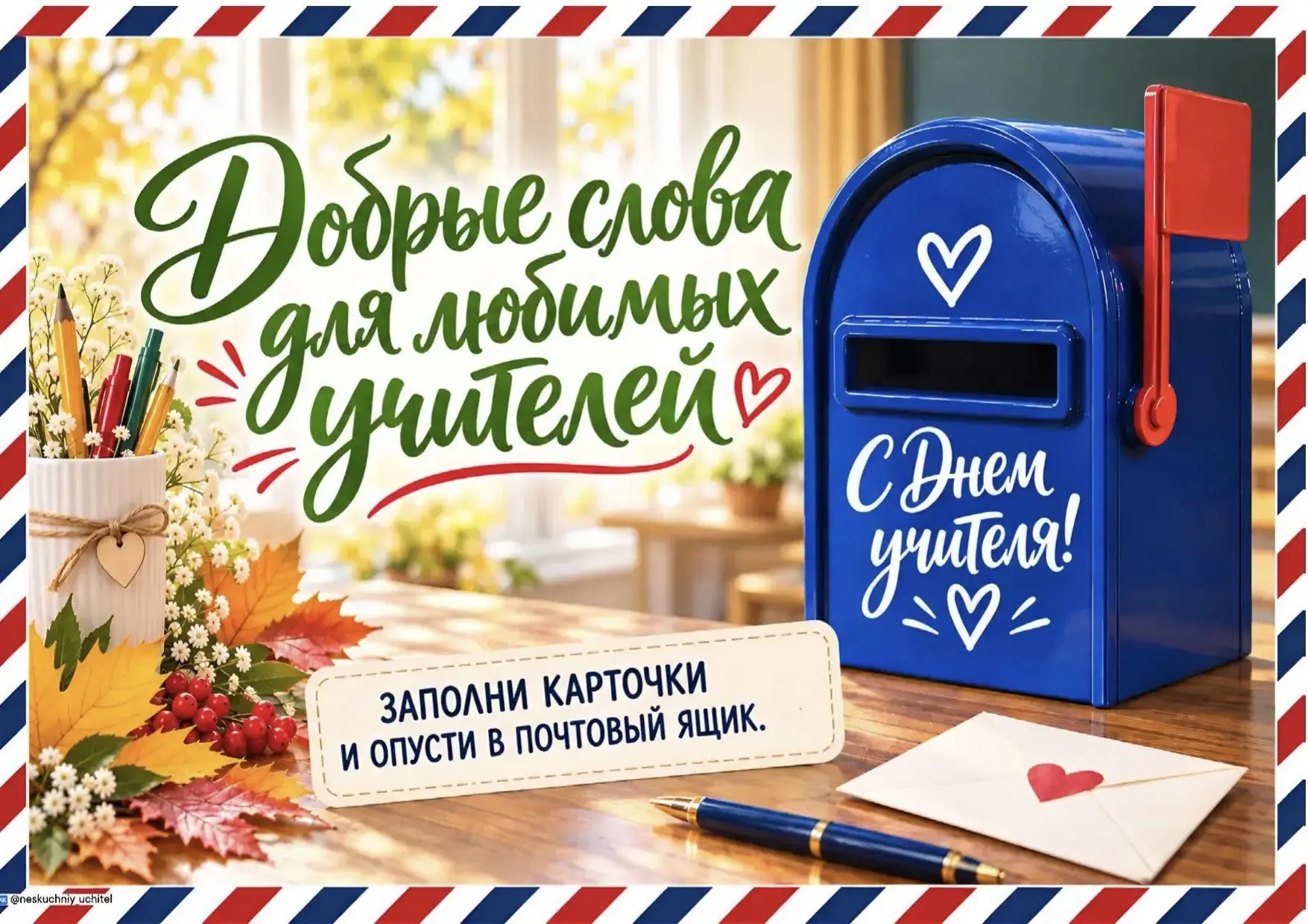 📬 Внимание, школа! Запускаем «Почту радости»! ✨