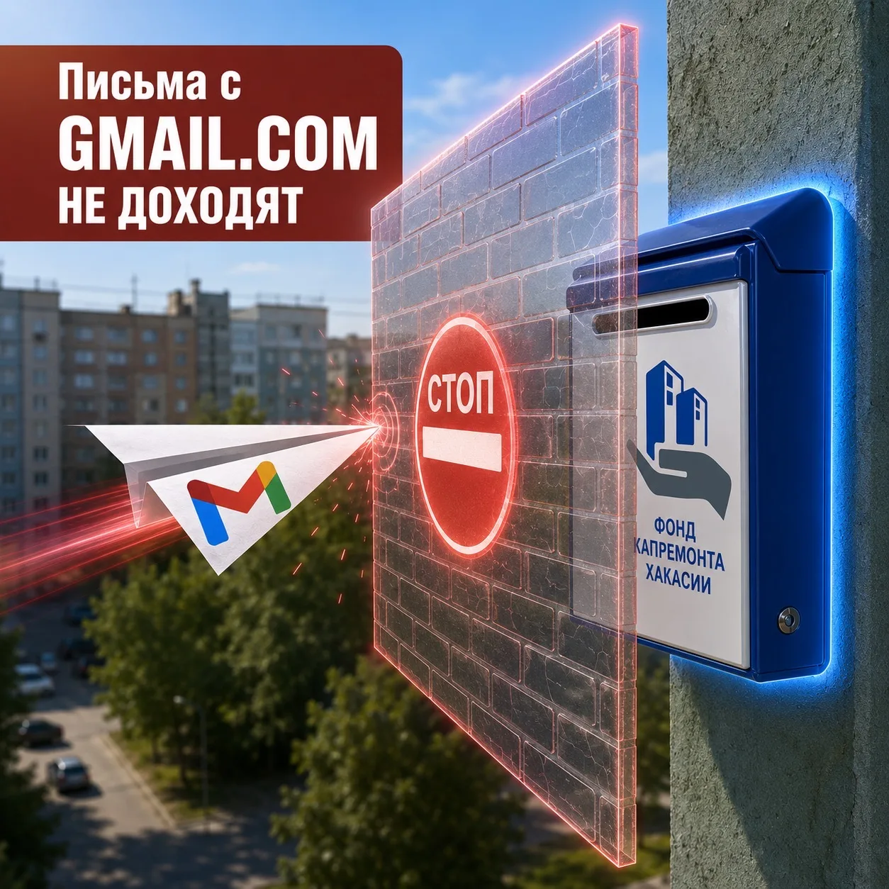 ⚠️ Важная информация для собственников: письма с Gmail не принимаются!