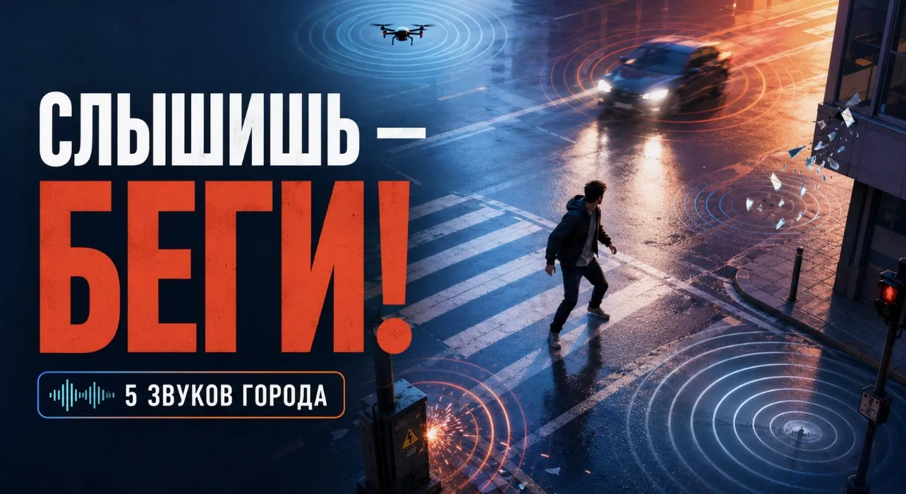 Если услышали этот звук в городе, убегайте оттуда немедленно 
Густой гул вечернего проспекта, звон т