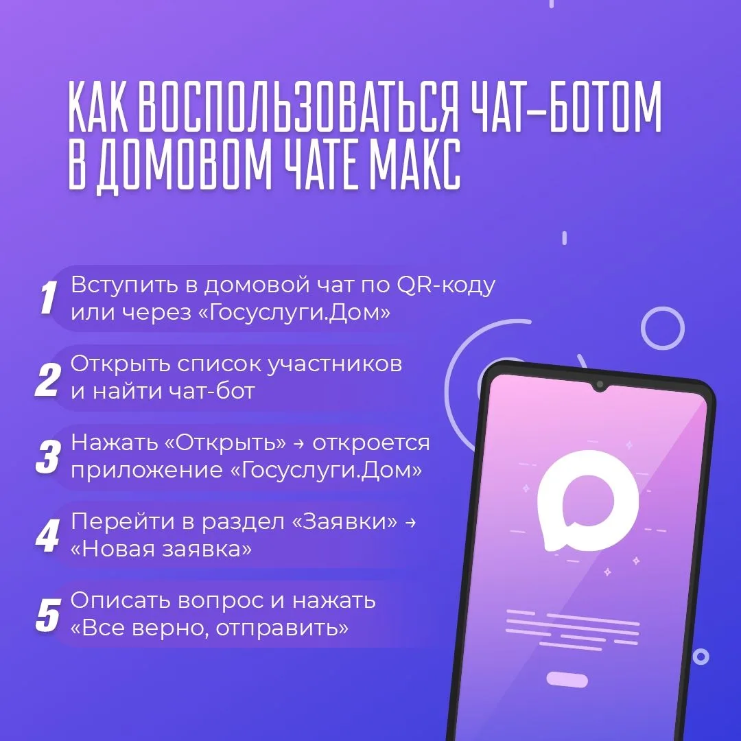Цифровой помощник домового чата напомнит внести показания приборов 📲