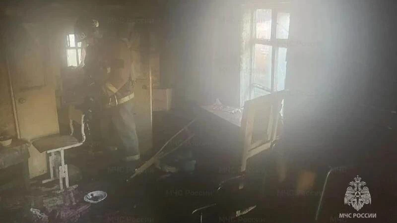 В Мценске пожар унес жизнь 65-летнего мужчины