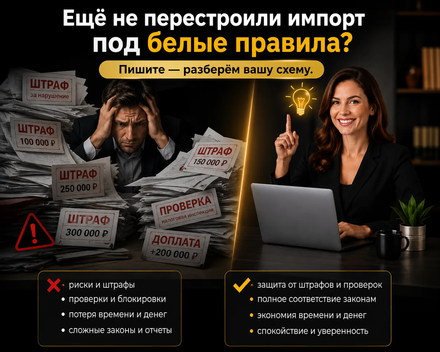 БЕЛЫЙ ВЭД В 2026 ГОДУ — УЖЕ НЕ ТРЕНД, А НОРМА
🔹 Что происходит
С января 2026 года таможня и банки у