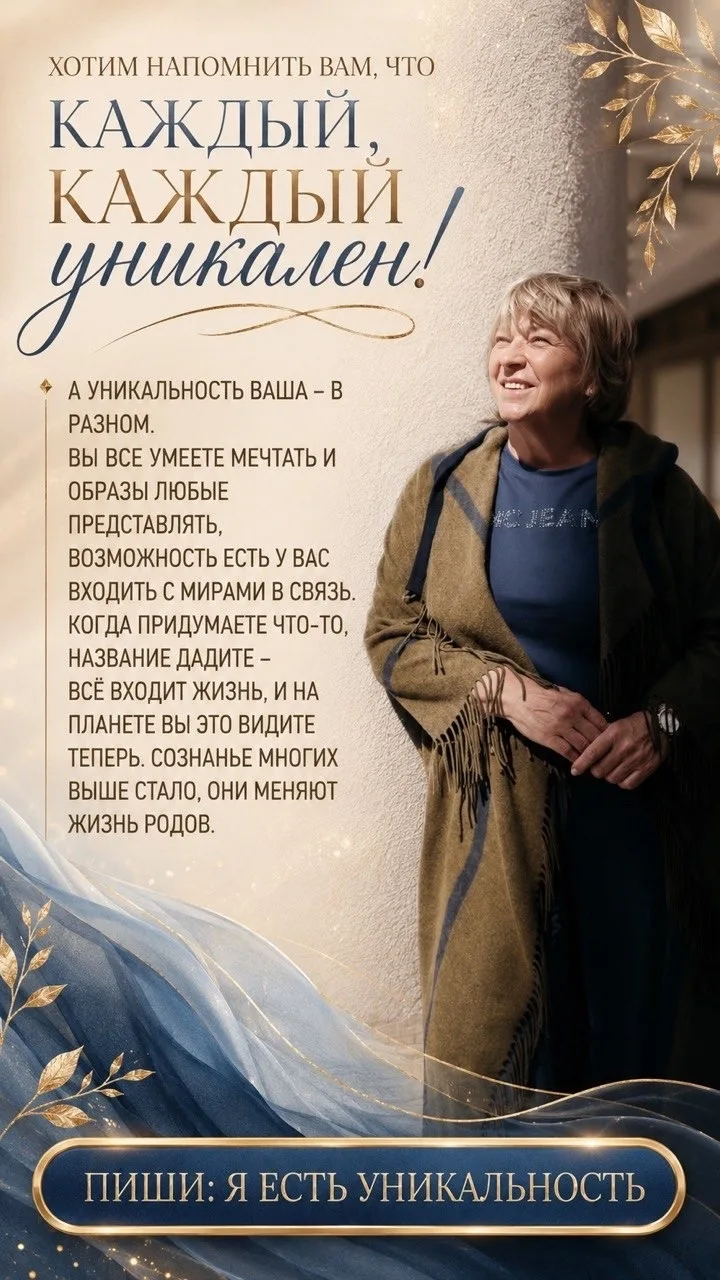 Пиши: Я ЕСТЬ УНИКАЛЬНОСТЬ