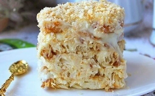 Вкусный ленивый "Наполеон" без выпечки