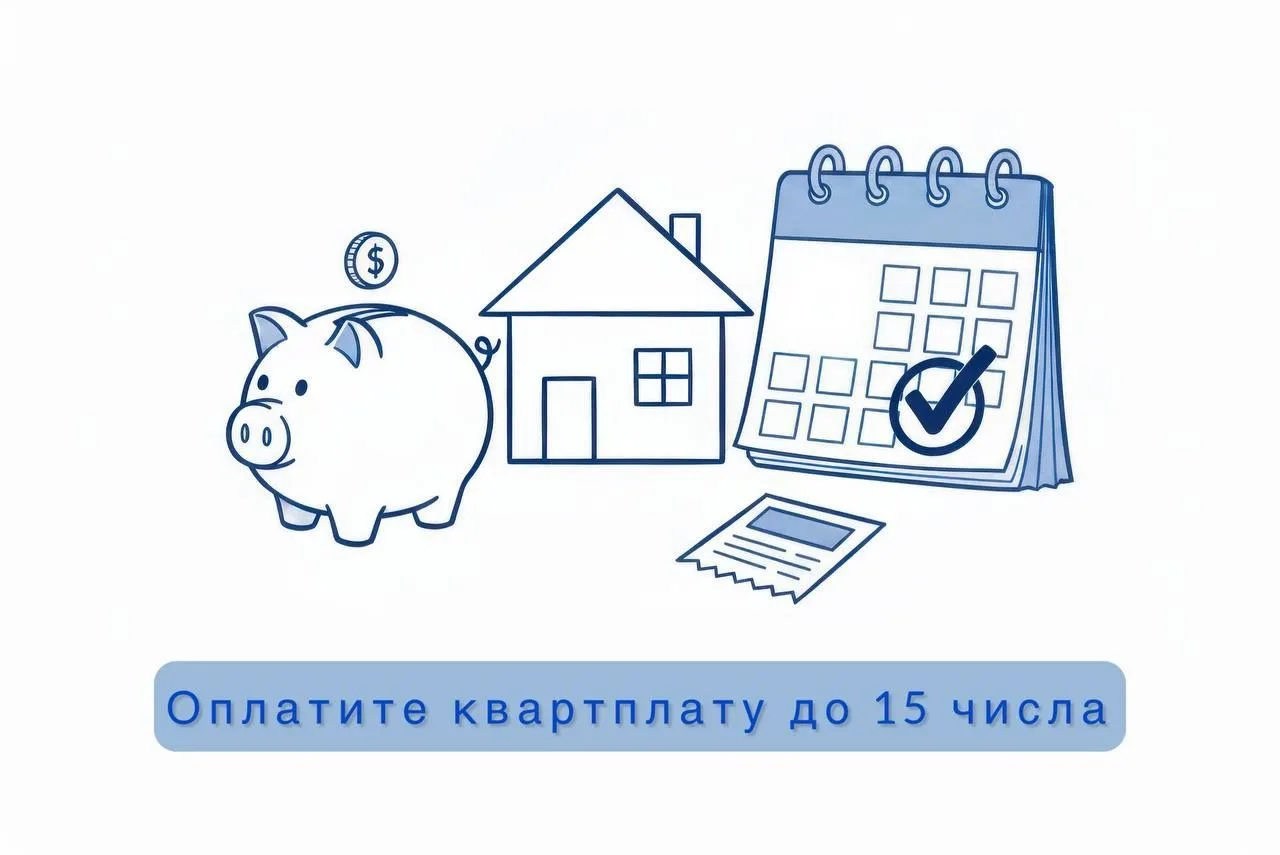 Подходит срок оплаты коммунальных услуг.
Пожалуйста, не откладывайте оплату квитанций.