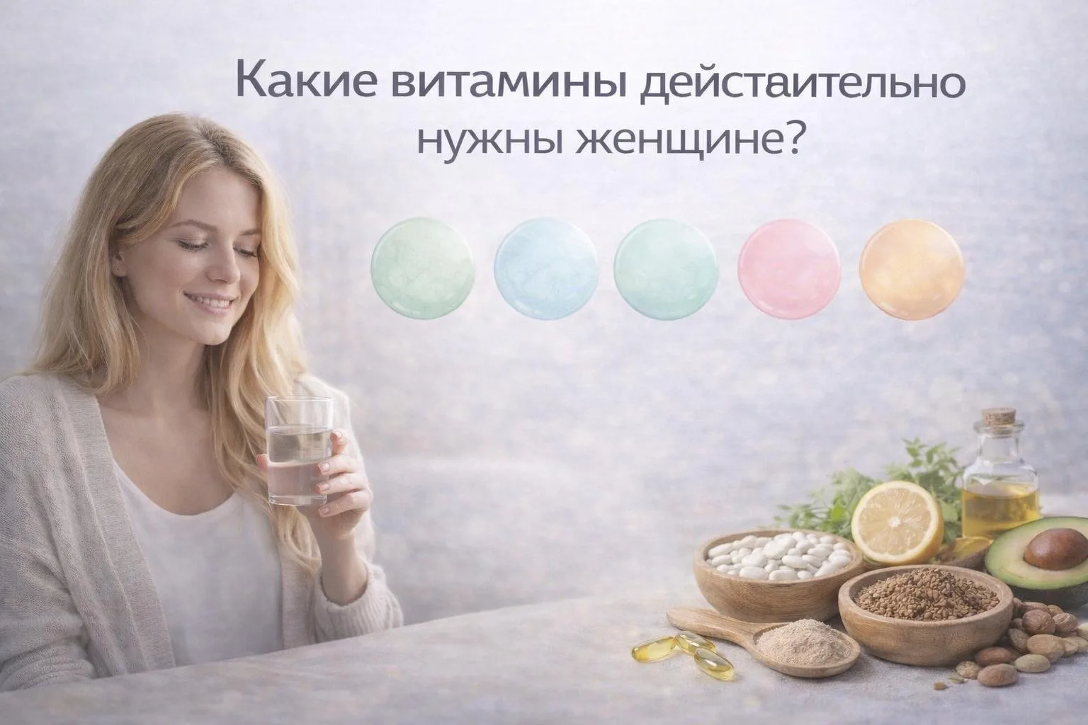 Какие витамины действительно нужны женщине?