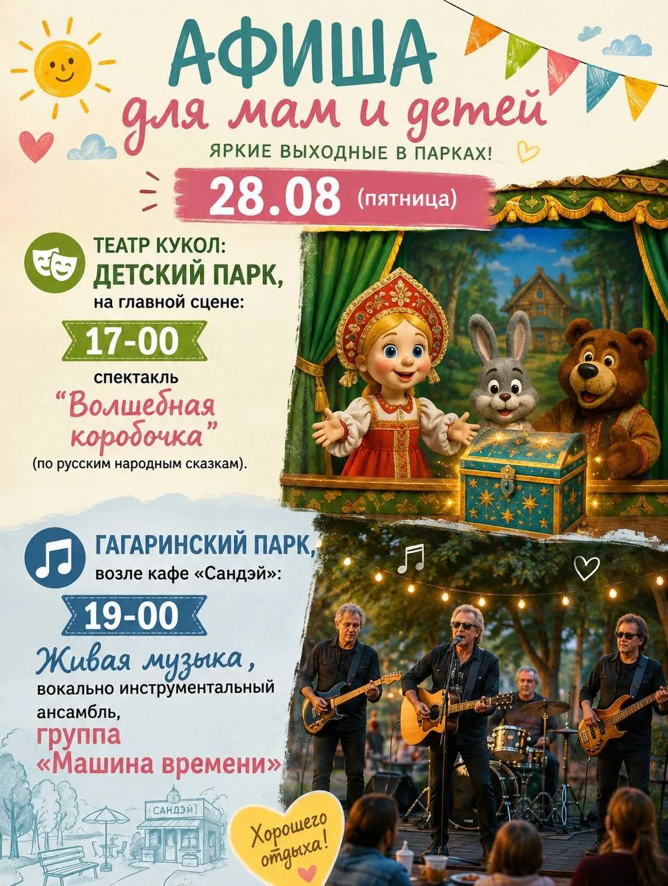 Провожаем последние выходные лета вместе 🤍
