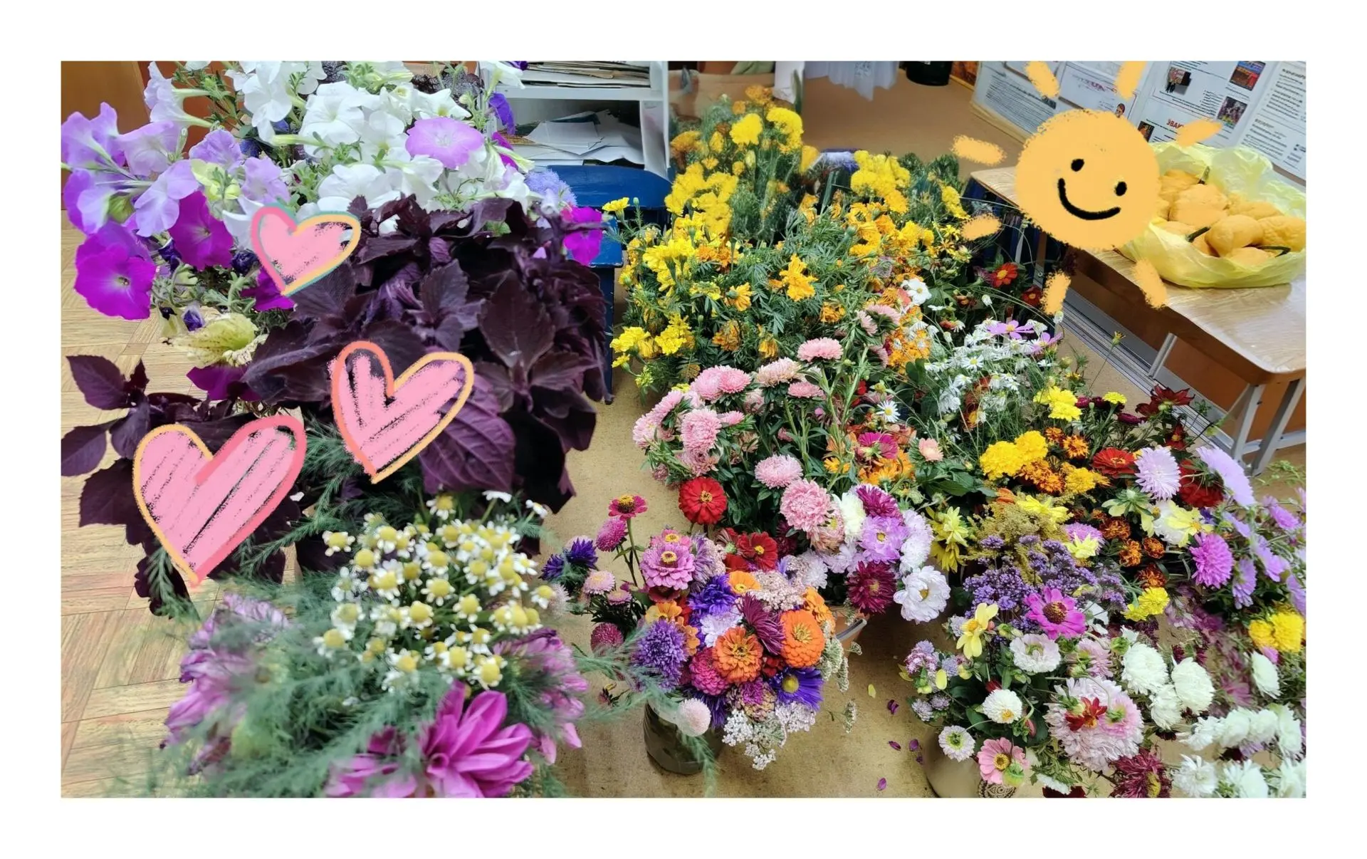🏵️Уважаемые родители!!! 🏵️ Огромная благодарность за прекрасные цветы для натурных по...
